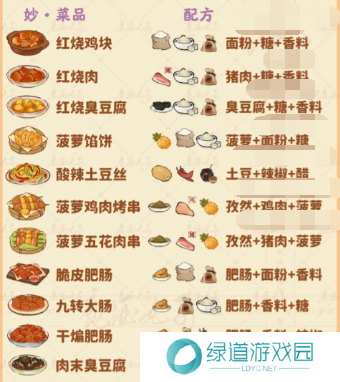 桃源深处有人家食来运转菜谱是什么3