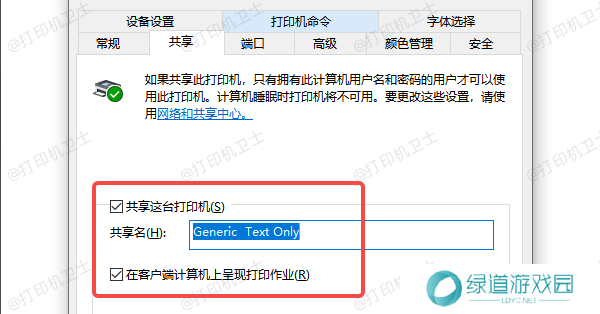 检查打印机设置 检查打印机设置