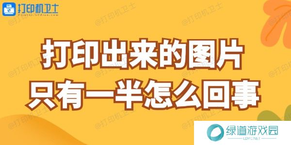 打印出来的图片只有一半 打印出来的图片只有一半