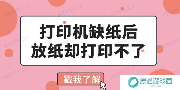 打印机缺纸后放纸却打印不了怎么回事 看完你就会解决了 打印机缺纸后放纸却打印不了怎么回事 看完你就会解决了