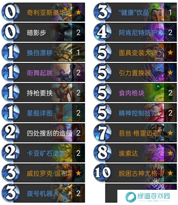 炉石传说标准模式星舰贼卡组分享