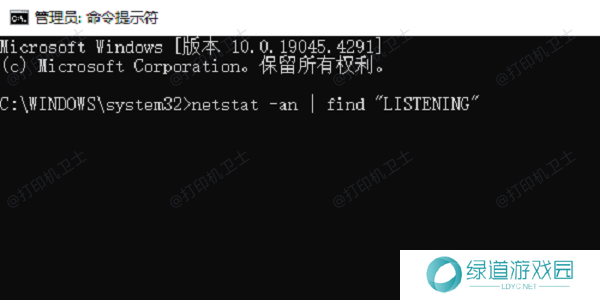 使用命令行工具netstat检查网络打印机 使用命令行工具netstat检查网络打印机