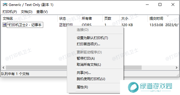 利用Windows自带的打印服务器特性查看