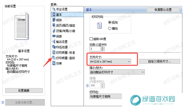 设置打印机和打印选项 设置打印机和打印选项